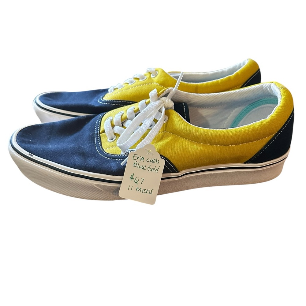 Vans Era Crush Blue Gold Sneakers size 11 M - Picture 3 of 6